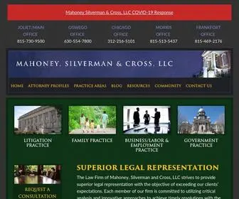 MSclawfirm.com(Mahoney, Silverman and Cross Law Firm) Screenshot