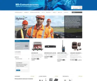 Mscomunicaciones.com.ar(Sistemas de Comunicación y Seguridad) Screenshot