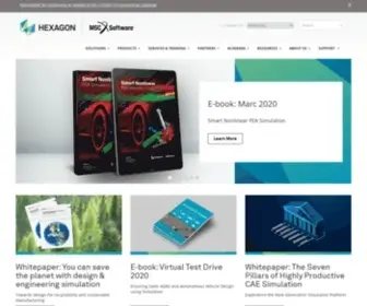 MScsoftware.com(MSC Software) Screenshot