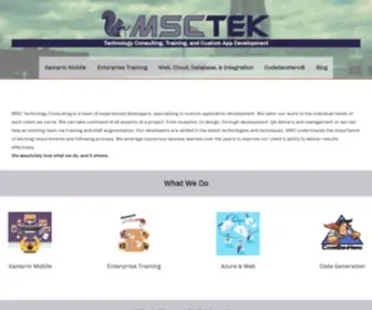 MSctek.com(Home) Screenshot