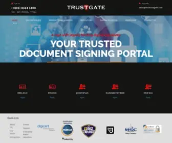 MSCtrustgate.com(MSC Trustgate.com Sdn Bhd) Screenshot