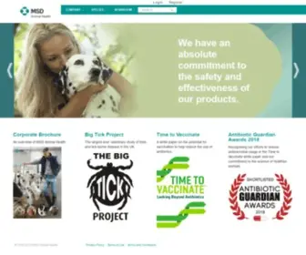 MSD-Animal-Health.co.uk(Company) Screenshot