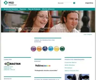 MSD-Salud-Animal.com.ar(MSD Salud Animal Argentina) Screenshot