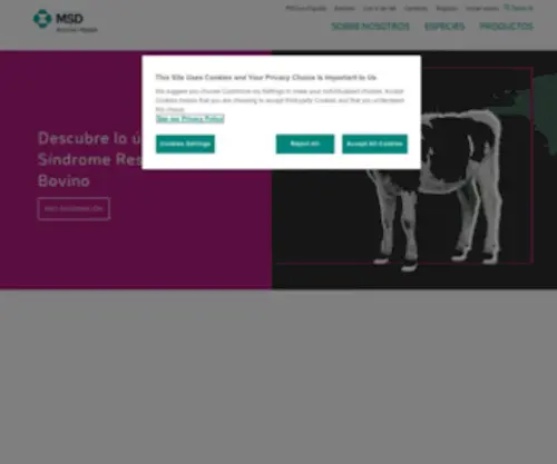 MSD-Salud-Animal.es(Laboratorios Intervet) Screenshot