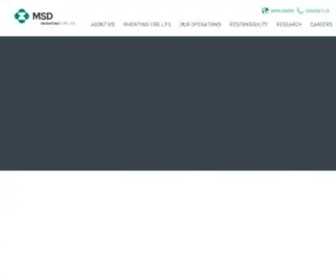 MSD-Singapore.com(MSD Singapore) Screenshot