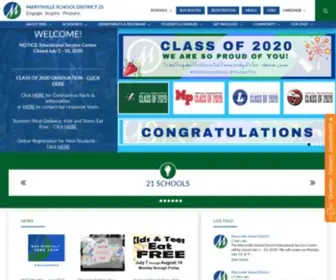 MSD25.org(Marysville Schools) Screenshot