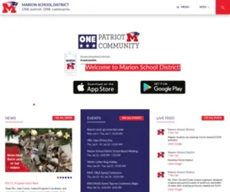 MSD3.org(Marion School District) Screenshot