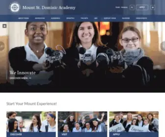 Msdacademy.org(Mount St. Dominic Academy) Screenshot
