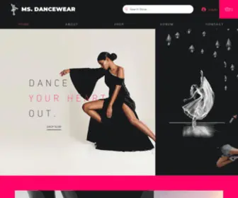 Msdancewear.com(Dance Tights) Screenshot