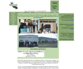 MSDCDC.org(Mid State Development Corporation) Screenshot