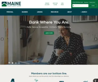 Msecu.org(Maine State Credit Union) Screenshot
