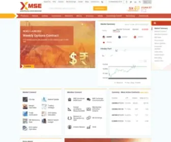 Msei.in(Metropolitan Stock Exchange of India Limited (MSE)) Screenshot