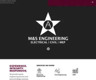 Msengr.com(M&S Engineering) Screenshot