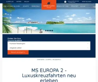 Mseuropa2.de(MS EUROPA 2) Screenshot