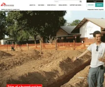 MSF-ME.org(MEDECINS SANS FRONTIERES) Screenshot