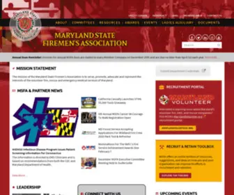 Msfa.org(Maryland State Firemen's Association (MSFA)) Screenshot