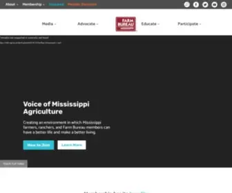 MSFB.com(Mississippi Farm Bureau Federation) Screenshot