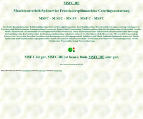 MSFC.de(Spülmobil) Screenshot