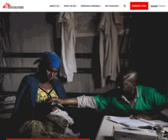 MSF.ca(Doctors Without Borders / Médecins Sans Frontières (MSF) Canada) Screenshot