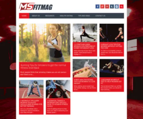 Msfitmag.com(Fit Magazine) Screenshot