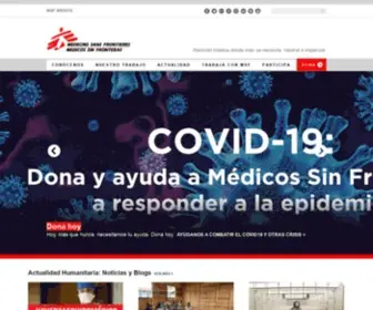 MSF.mx(MSF Médicos Sin Fronteras en México y Centroamérica) Screenshot
