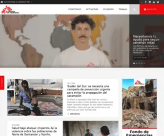 MSF.org.ar(Médicos Sin Fronteras Argentina) Screenshot