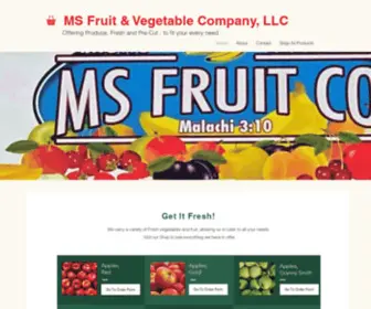 MSfruitco.com(Blank Template) Screenshot