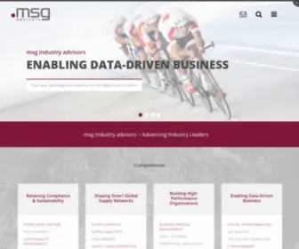 MSG-Advisors.com(Msg industry advisors) Screenshot