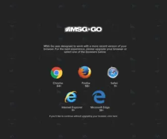 MSggo.com(MSG GO) Screenshot