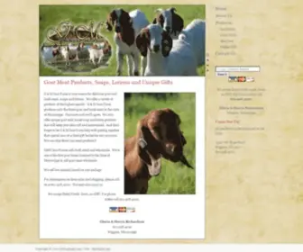 Msgoatlady.com(G & M Goat Farm) Screenshot