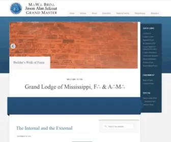 MSgrandlodge.org(& A) Screenshot