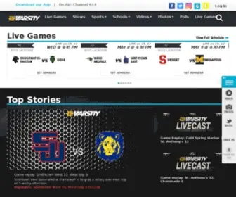 MSgvarsity.com(News 12 Varsity) Screenshot