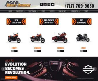 Msharleydavidson.com(M&S Harley) Screenshot