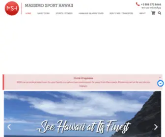 Mshawaiitours.com(MASSIMO SPORT HAWAII) Screenshot