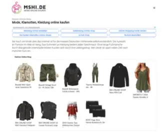 Mshi.de(Fashion Online Shop) Screenshot