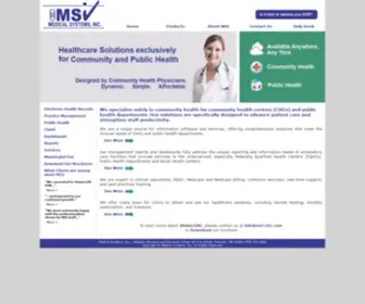 Msi-CHC.com(Medical Systems) Screenshot