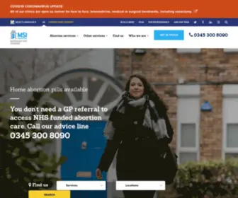 Msichoices.org.uk(MSI Reproductive Choices UK) Screenshot
