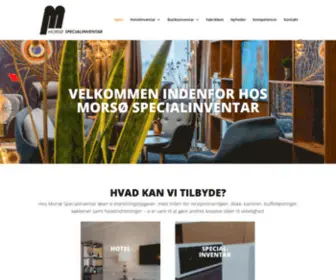 Msi.dk(Vi løser butiksinventar & inventar til hotel efter dine behov) Screenshot