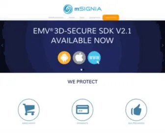 Msignia.com(Mobile Security) Screenshot