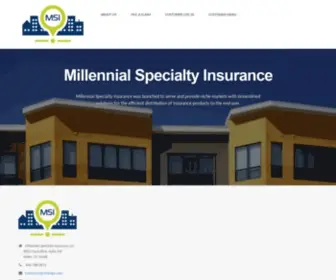 MsimGa.com(Combining expert underwriting with industry) Screenshot