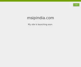 Msipindia.com(Msipindia) Screenshot