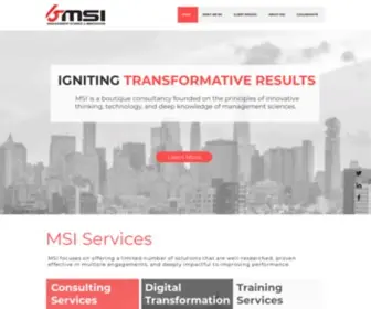 Msipros.com(Process Optimization & Automation) Screenshot