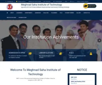 Msit.edu.in(Best Private Engineering Colleges in Kolkata) Screenshot