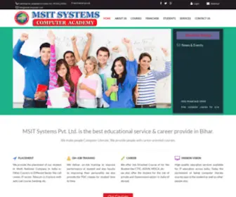 Msitcomputer.com(MSIT System Pvt) Screenshot
