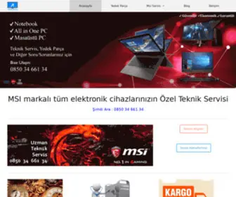 Msiturkiye.com(Msi Teknik Servisi) Screenshot