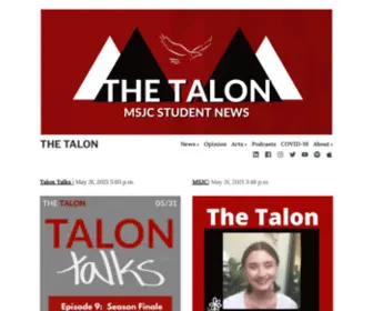 MSJctalonnews.com(San Jacinto College) Screenshot