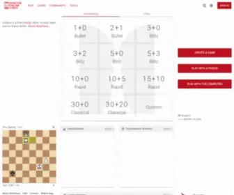 MSKchess.ru(Moscow online chess) Screenshot