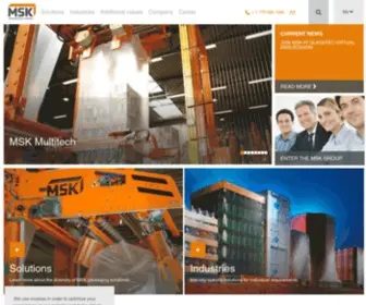 MSkcovertech.com(MSK Covertech) Screenshot