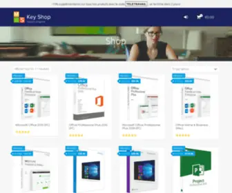 Mskeyshop.com(Revendeur de produits Microsoft) Screenshot