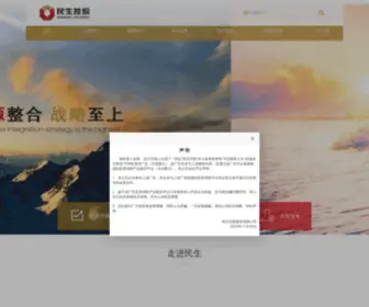 MSKG.com.cn(民生控股股份有限公司) Screenshot